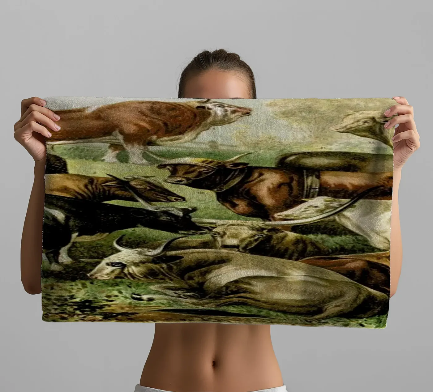 Herd asciugamano da bagno da Flora & Fauna