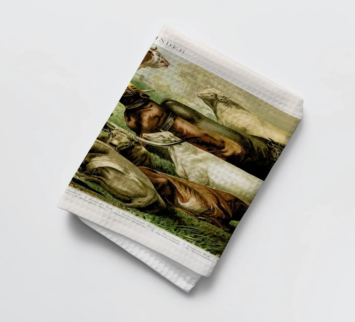 Herd theedoek van Flora & Fauna