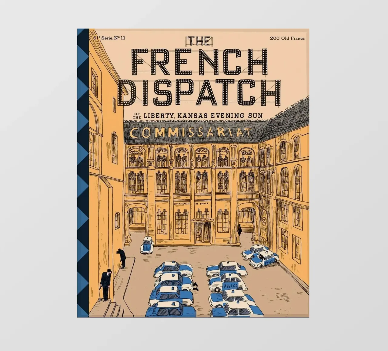 Dispatch Magazine Commissariat francés lámina retroiluminada de MIa_Dispath