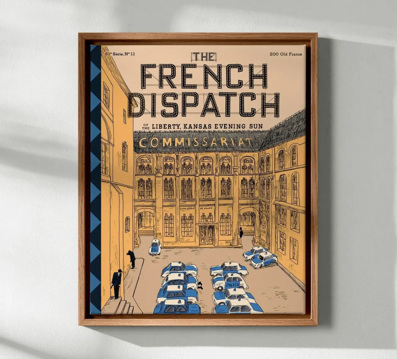 Dispatch Magazine Commissariat francés lienzo con Marco flotante de MIa_Dispath
