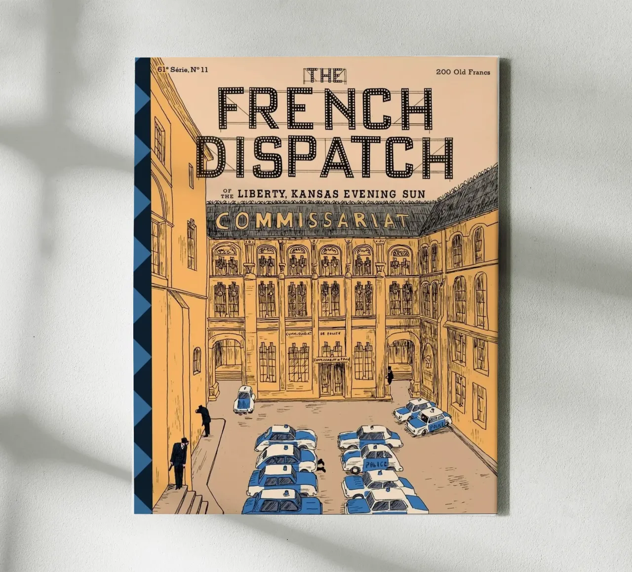 Dispatch Magazine Commissariat francés lienzo con Marco flotante de MIa_Dispath