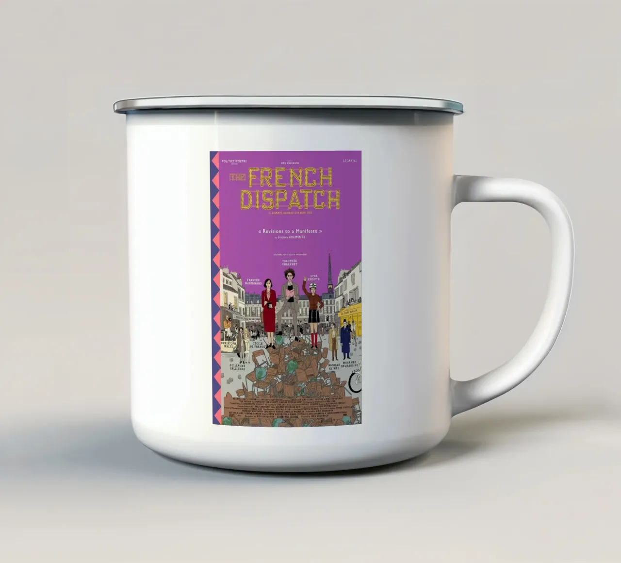 I francesi inviano le revisioni di un manifesto tazza in smalto da MIa_Dispath