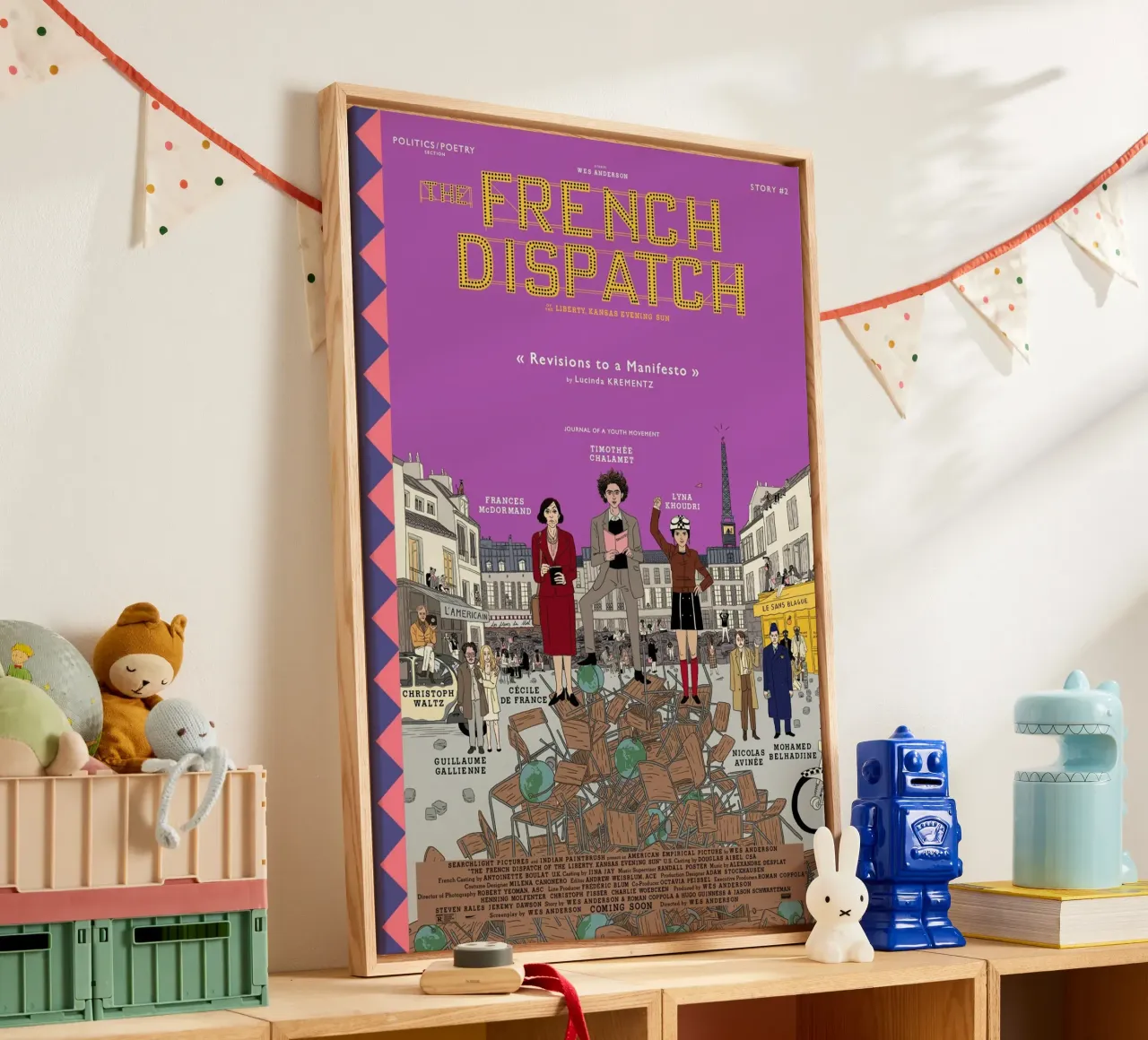 I francesi inviano le revisioni di un manifesto tela con Cornice a cassetta da MIa_Dispath