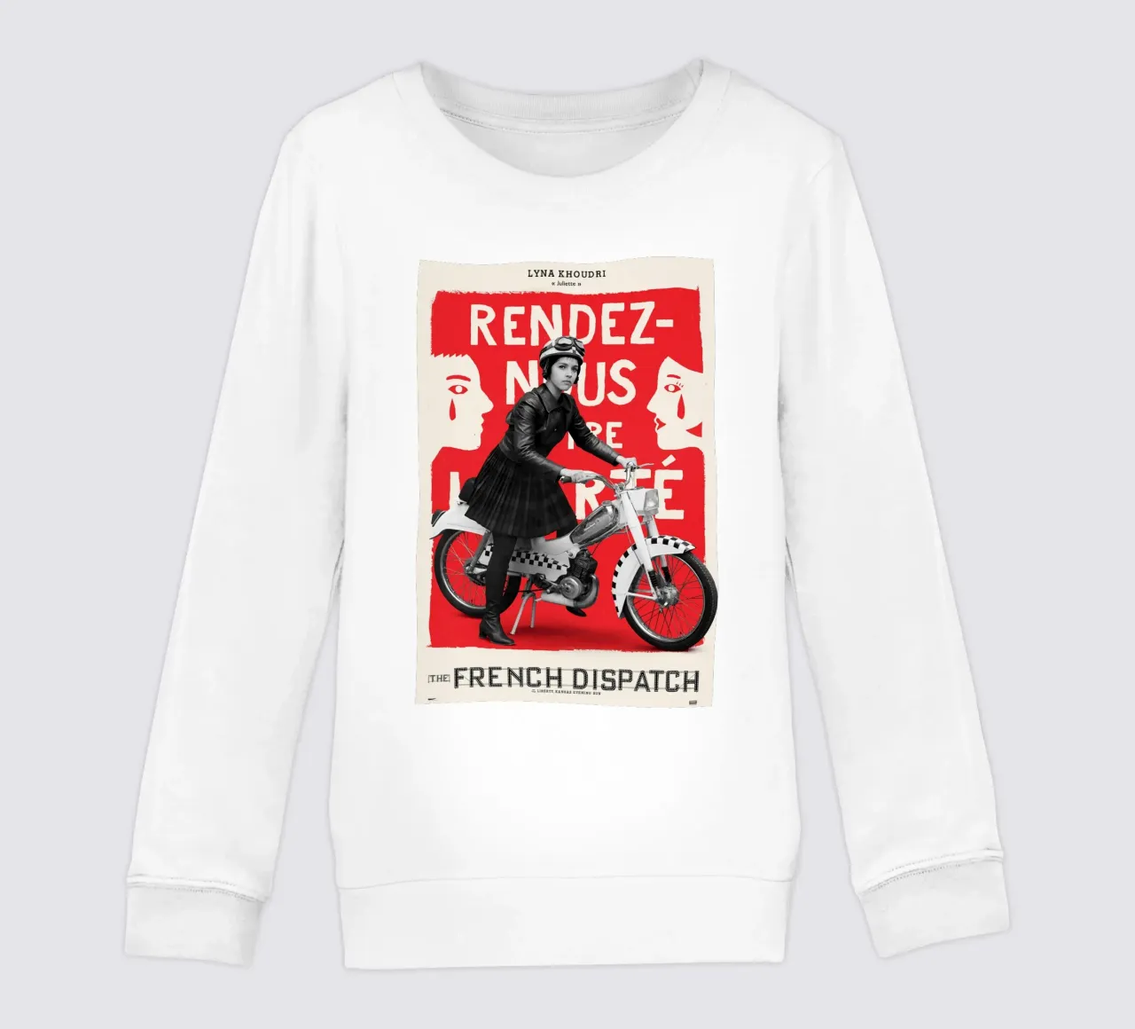 A look at The French Dispatch's cast kids sweatshirt by MIa_Dispath