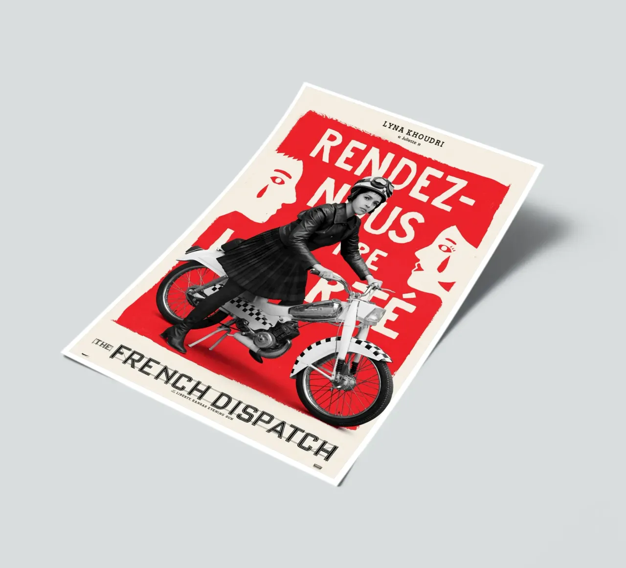 Ein Blick auf die Besetzung von The French Dispatch Stickerbogen von MIa_Dispath