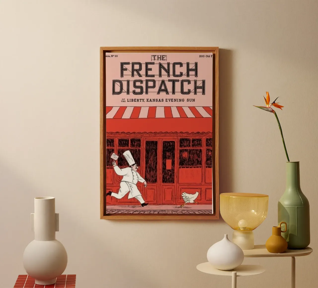 Liberty Kansas Evening Sun (2021) Franch Dispatch canvas with Floater frame by MIa_Dispath
