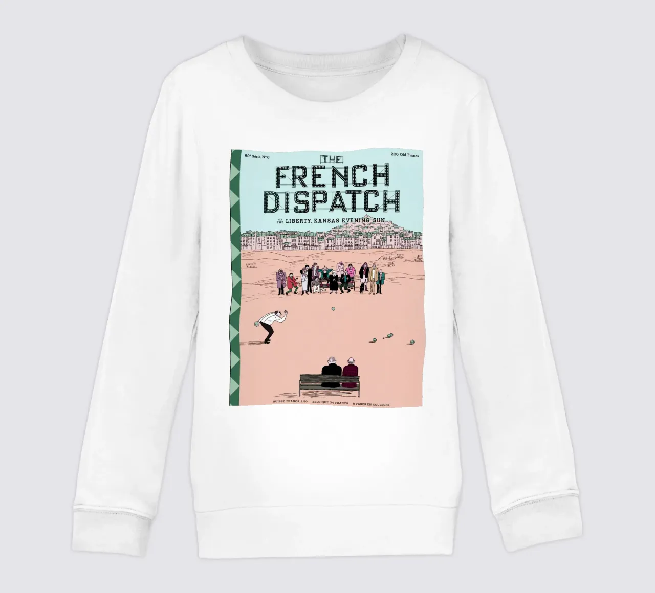 Copertine di French Dispatch dai titoli di coda felpa bambino da MIa_Dispath