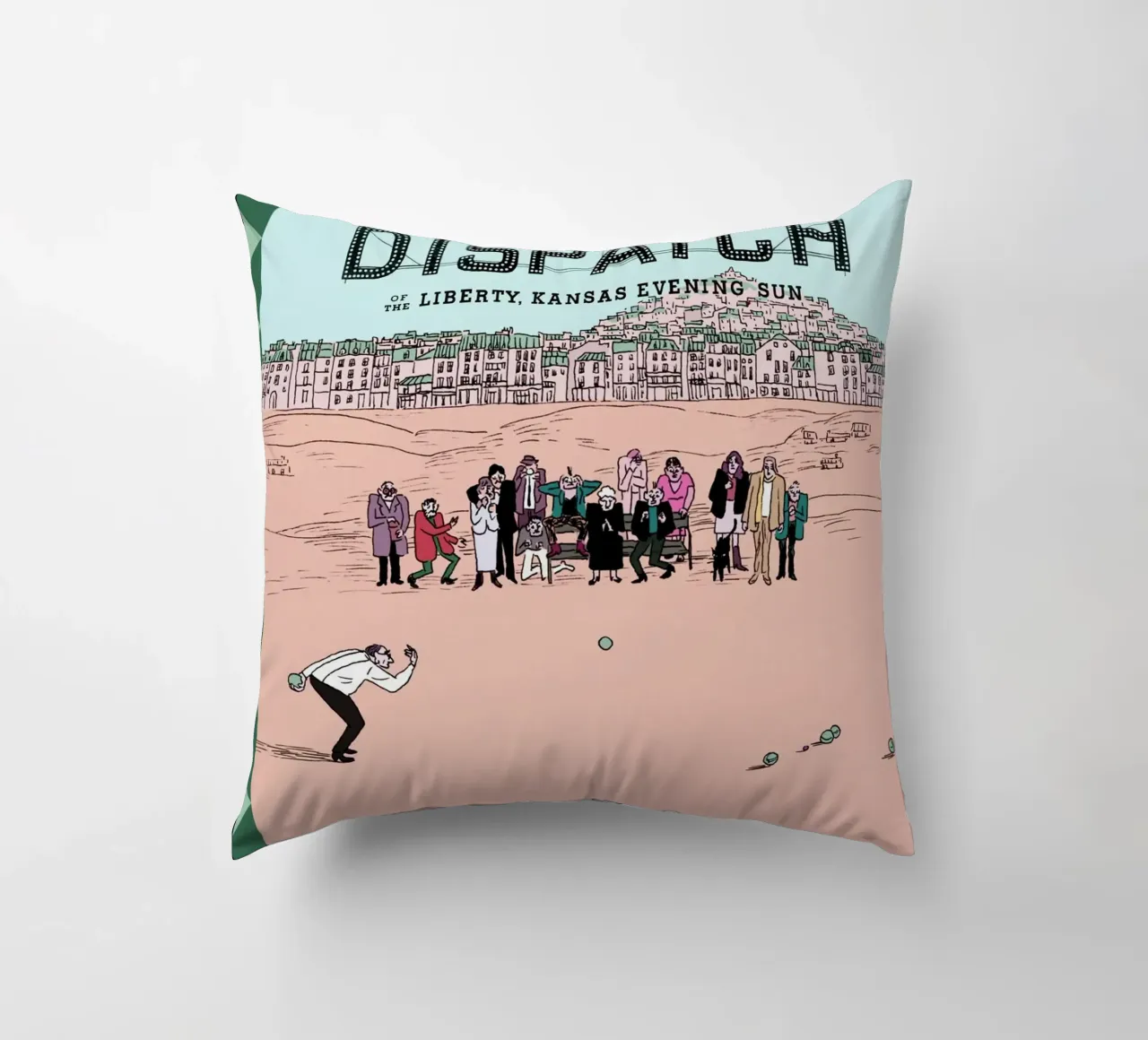 Copertine di French Dispatch dai titoli di coda cuscino da MIa_Dispath