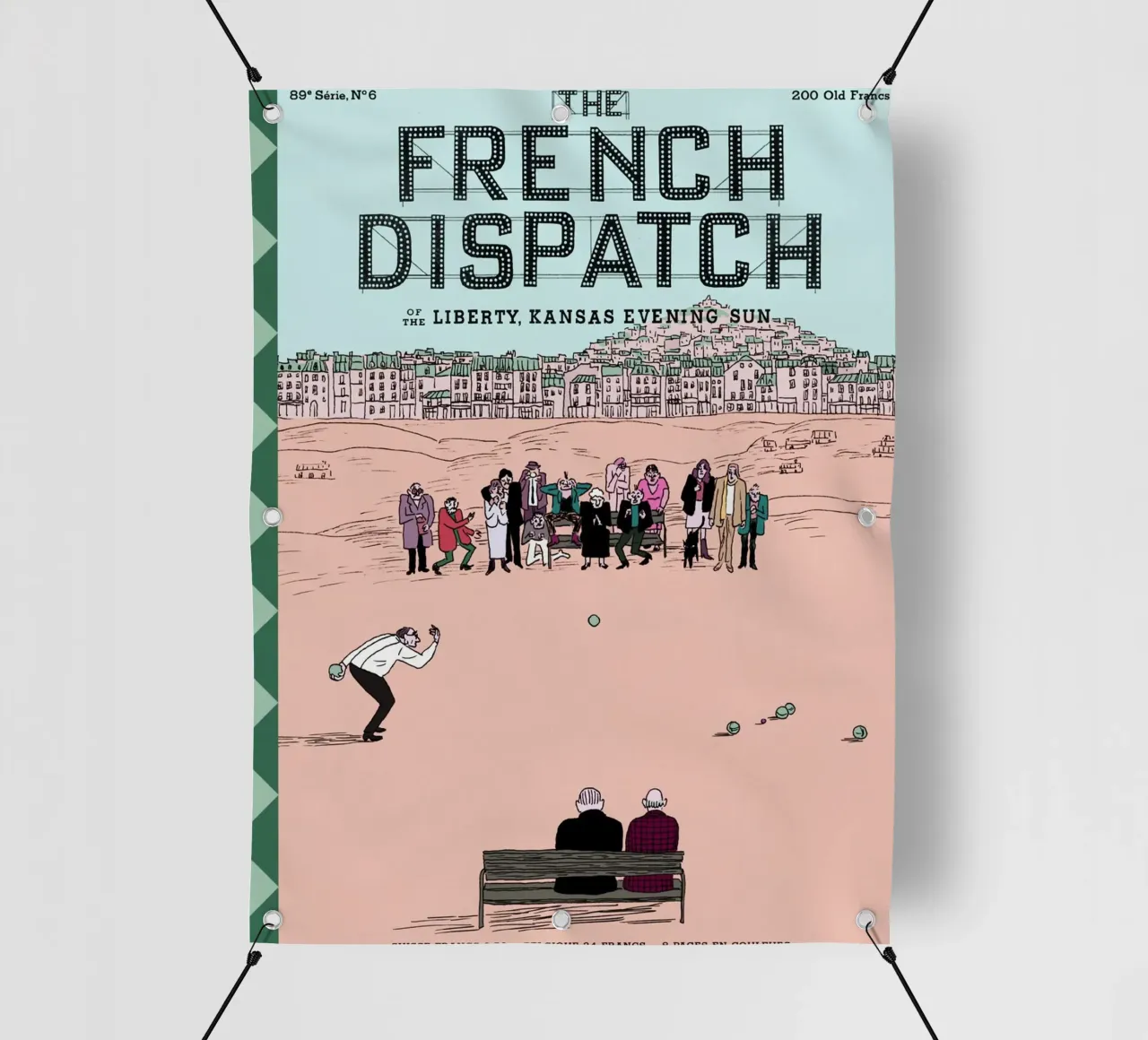 Copertine di French Dispatch dai titoli di coda telo in pvc da MIa_Dispath