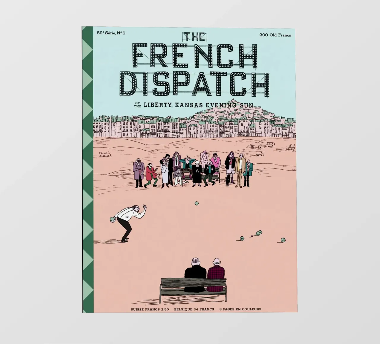 Copertine di French Dispatch dai titoli di coda telo in pvc da MIa_Dispath