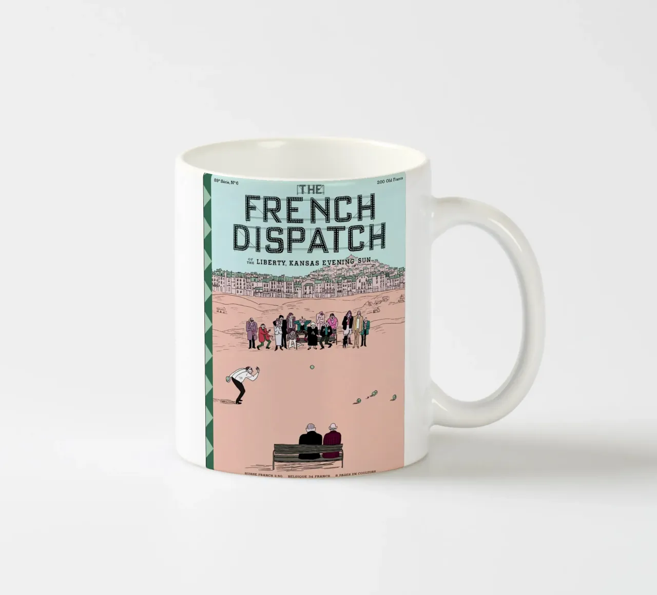 Copertine di French Dispatch dai titoli di coda tazza in ceramica da MIa_Dispath