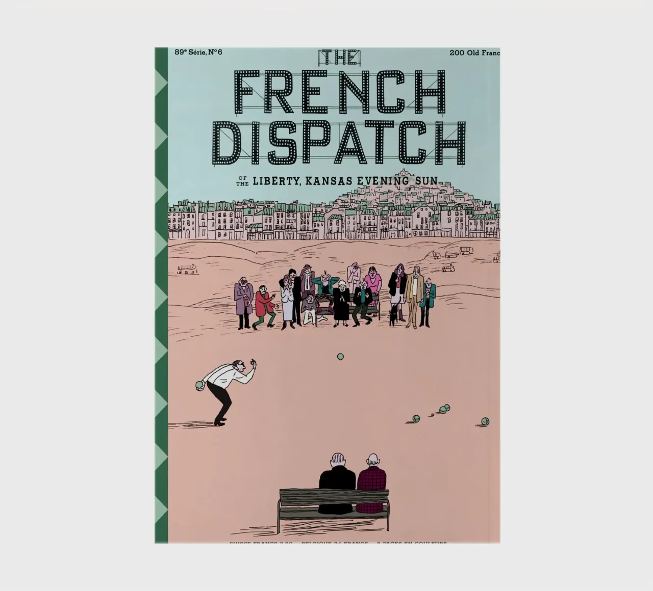 Copertine di French Dispatch dai titoli di coda diario da MIa_Dispath