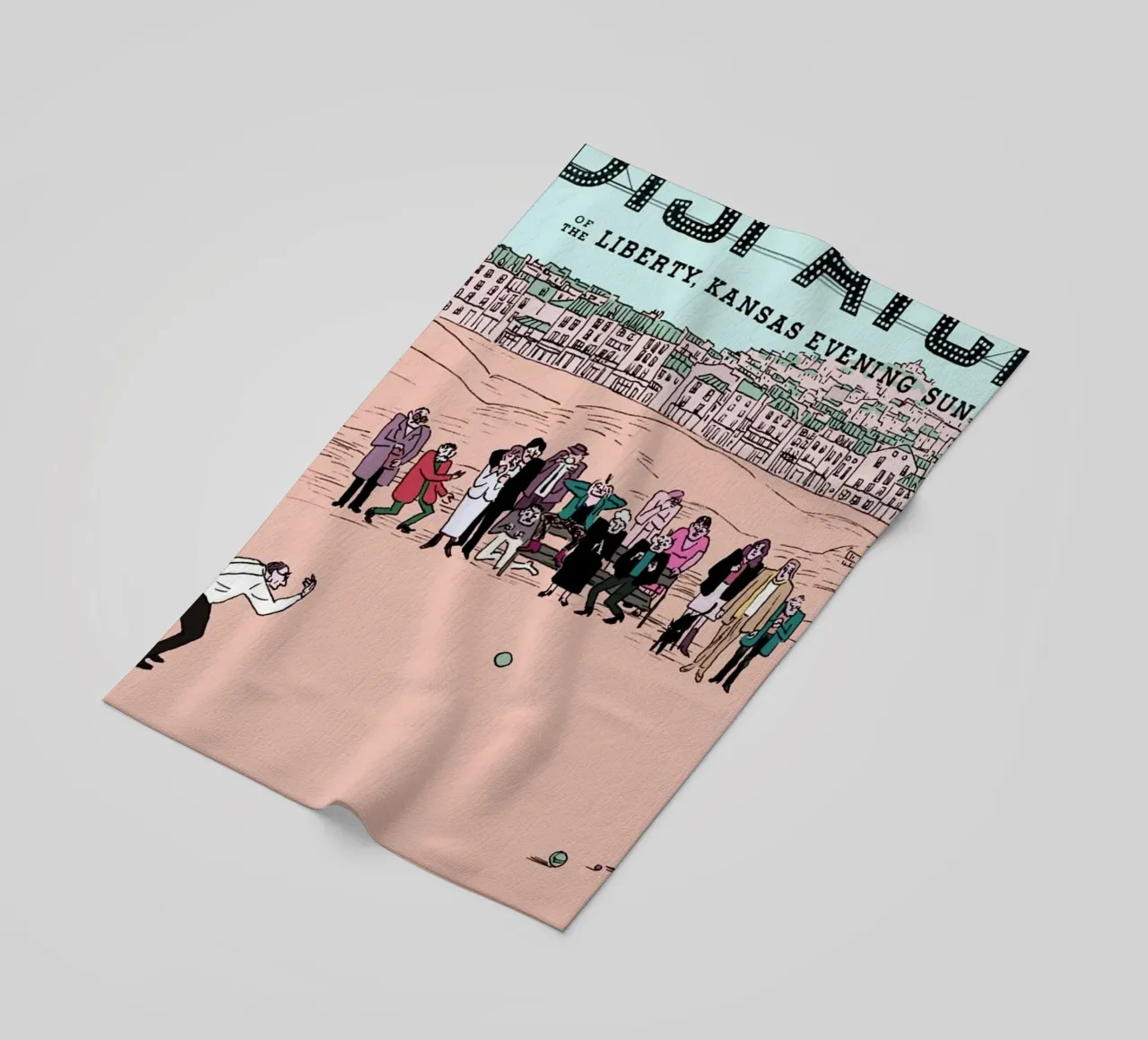 Copertine di French Dispatch dai titoli di coda telo mare da MIa_Dispath