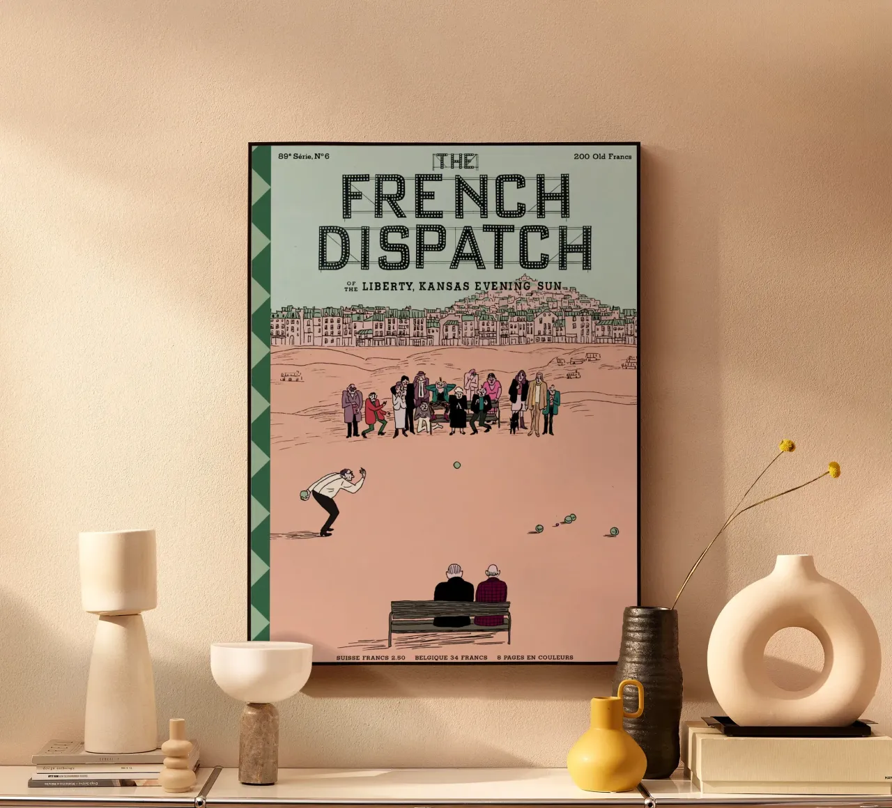 Copertine di French Dispatch dai titoli di coda alluminio dibond da MIa_Dispath