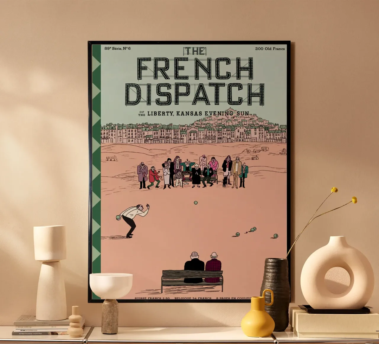 Copertine di French Dispatch dai titoli di coda carta hahnemühle da MIa_Dispath
