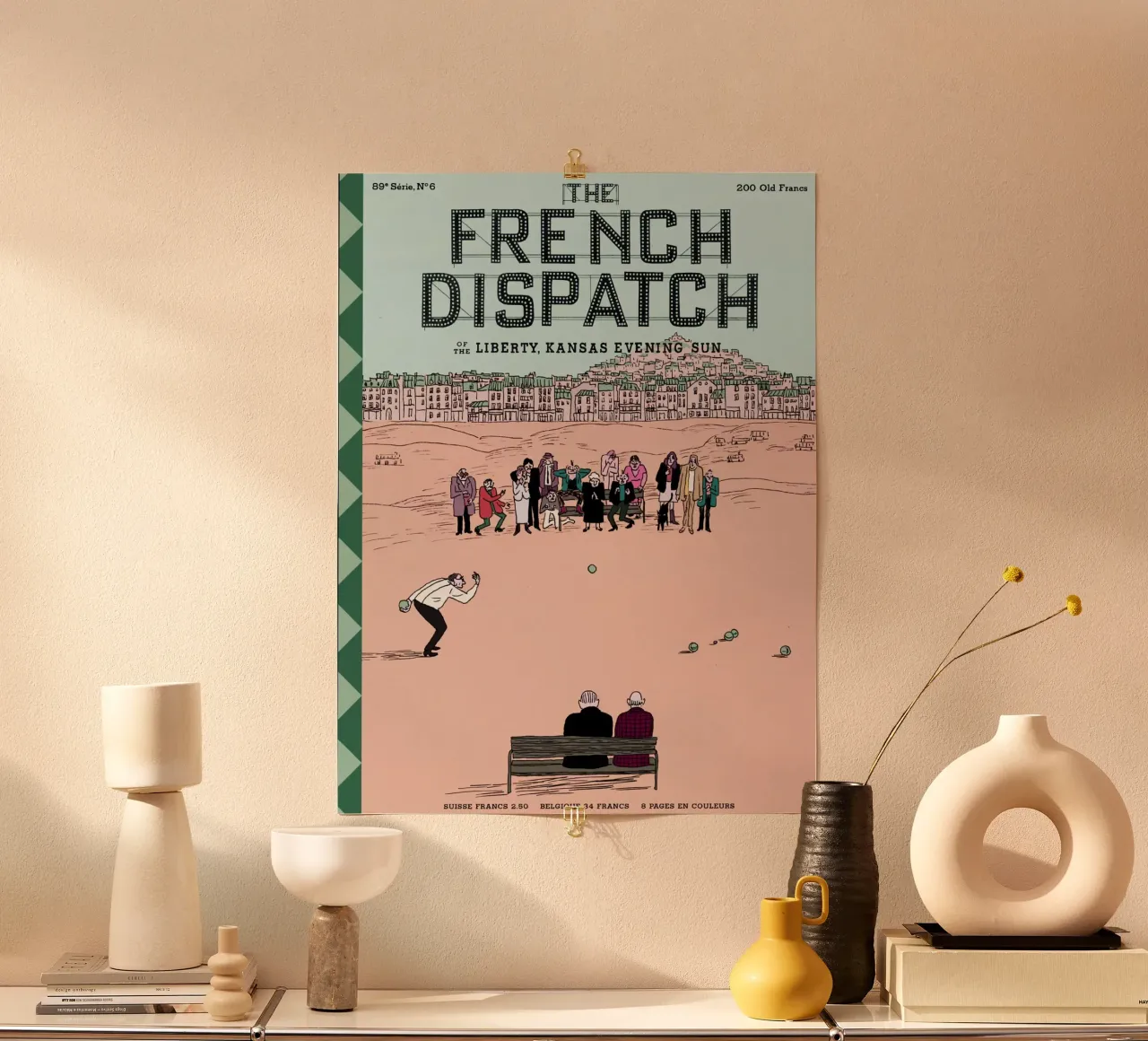 Copertine di French Dispatch dai titoli di coda carta hahnemühle da MIa_Dispath