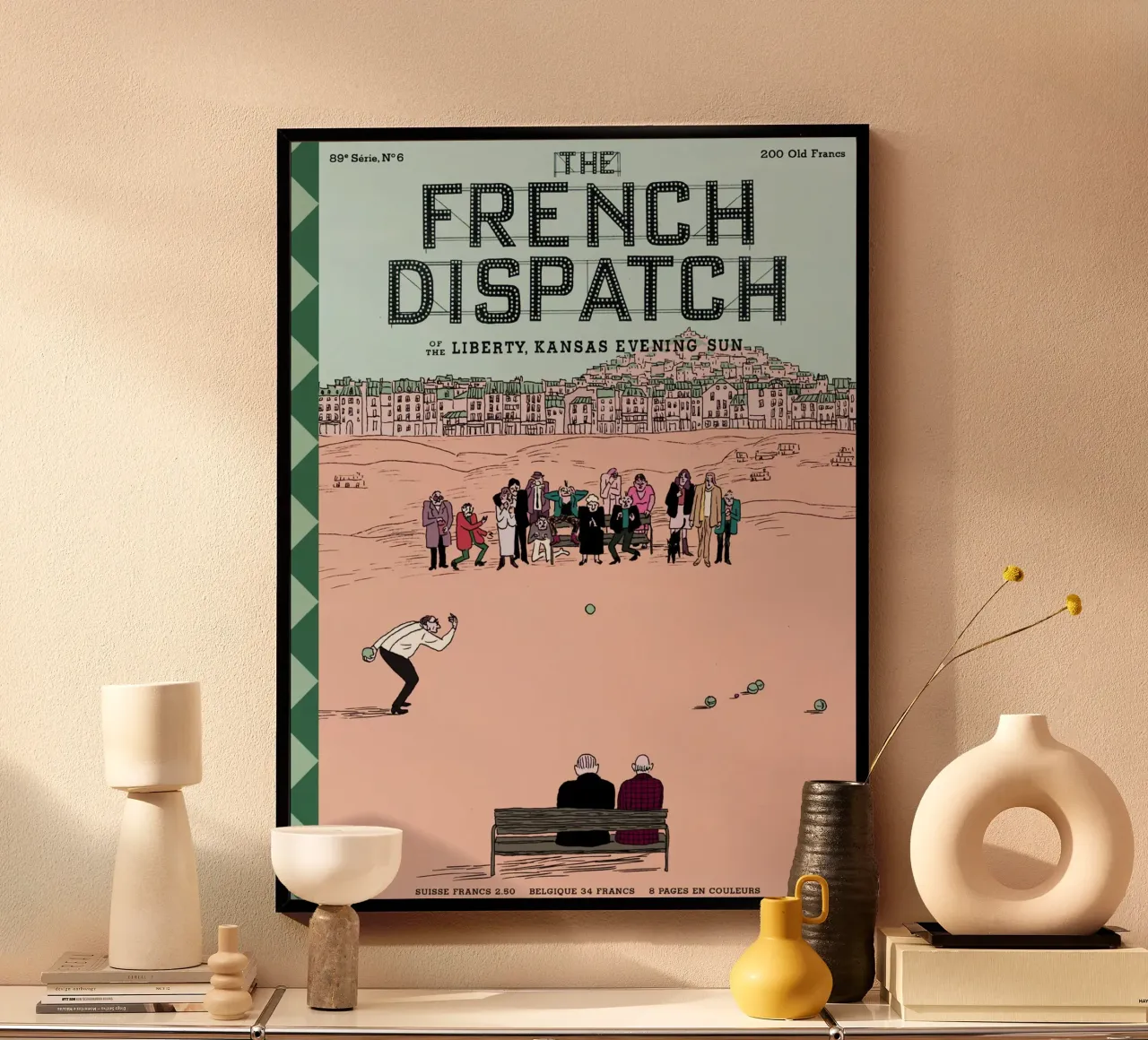 Copertine di French Dispatch dai titoli di coda carta hahnemühle da MIa_Dispath