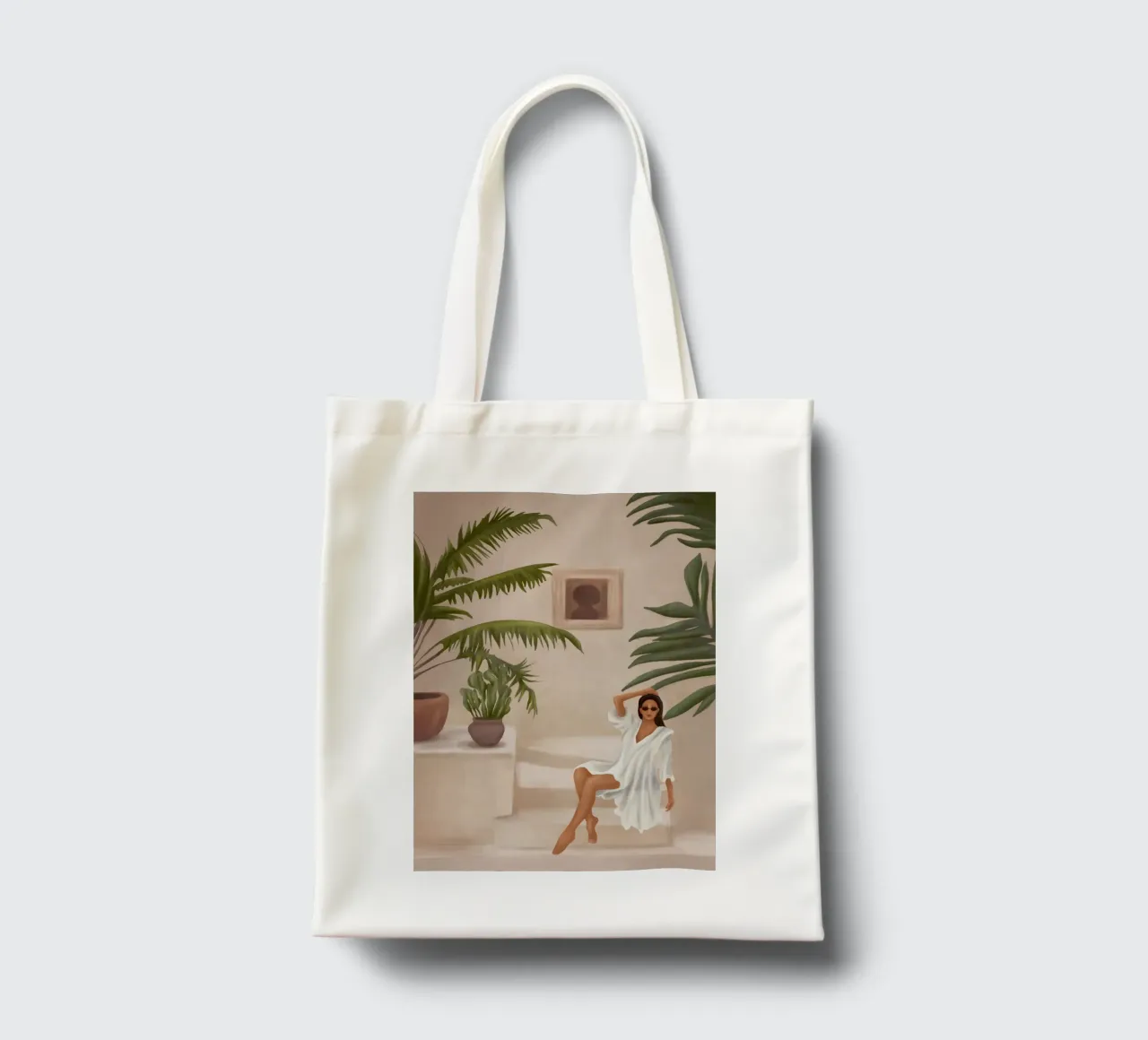 Graceful Resting II borsa in juta da cityart