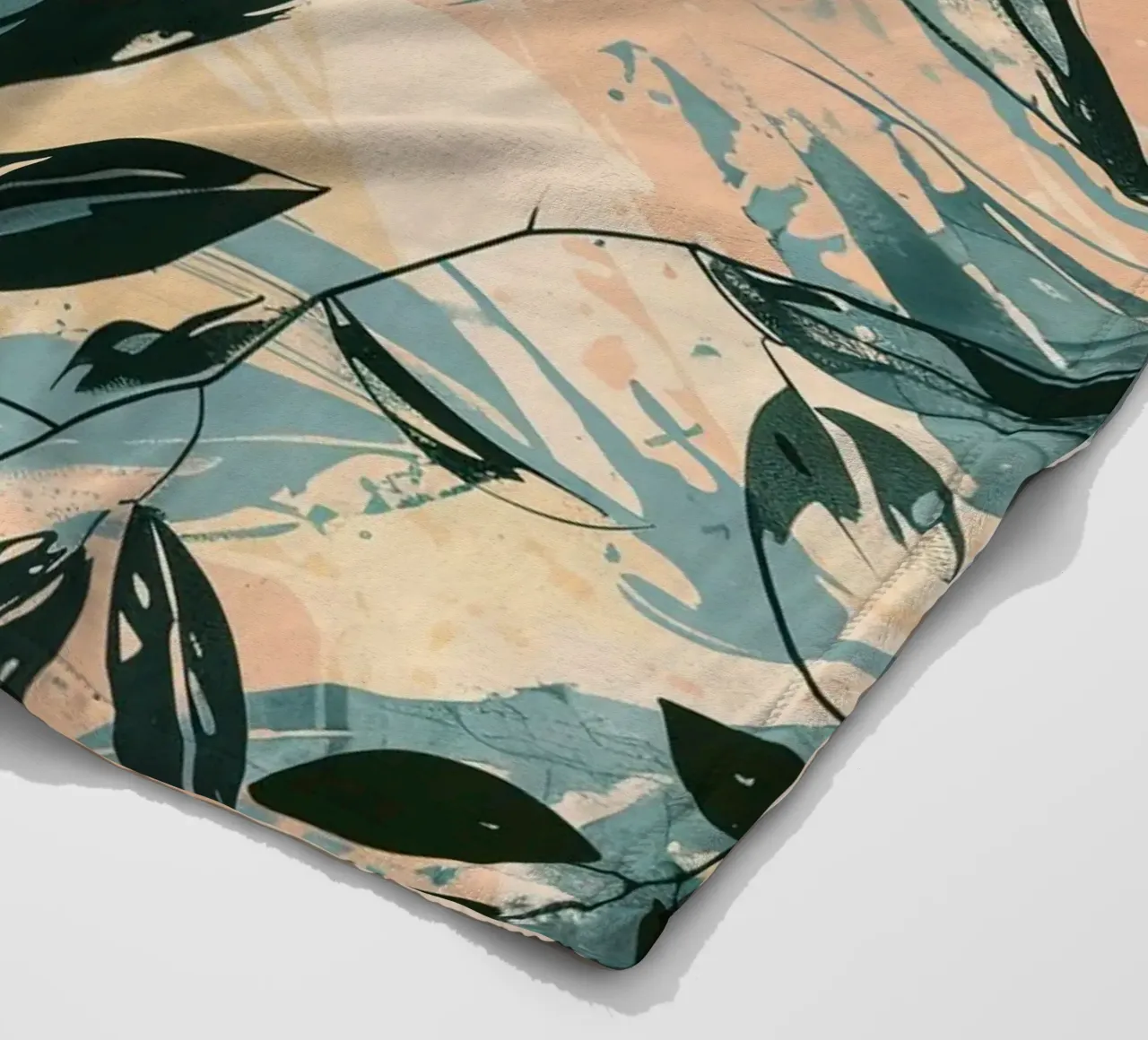 Leaves Tropical A coperta in pile da Mateo