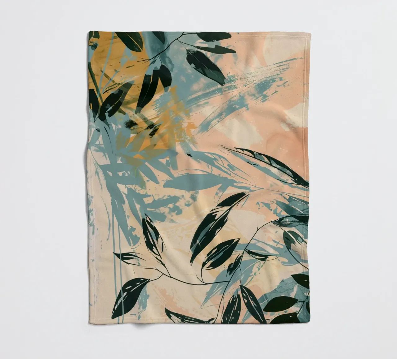 Leaves Tropical A coperta in pile da Mateo