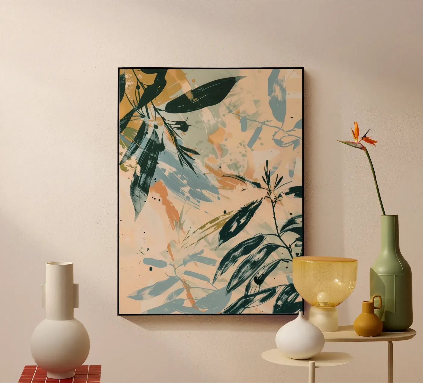 Leaves Tropical B plexiglass da Mateo