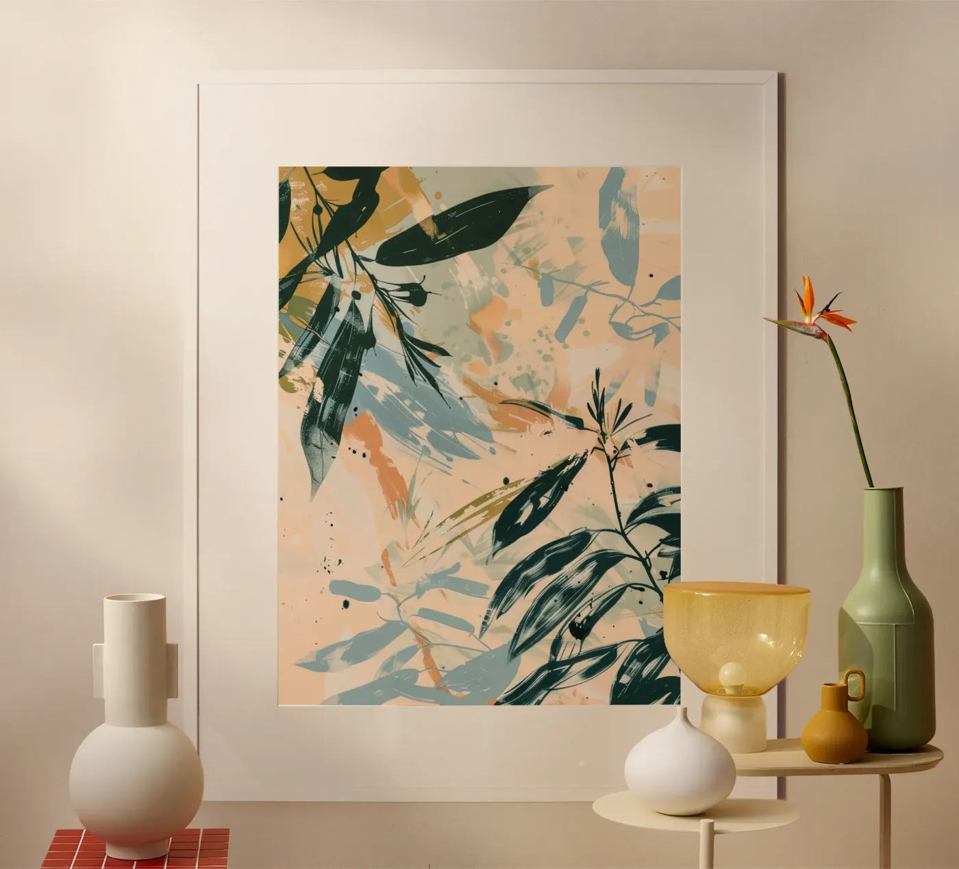 Leaves Tropical B poster da Mateo