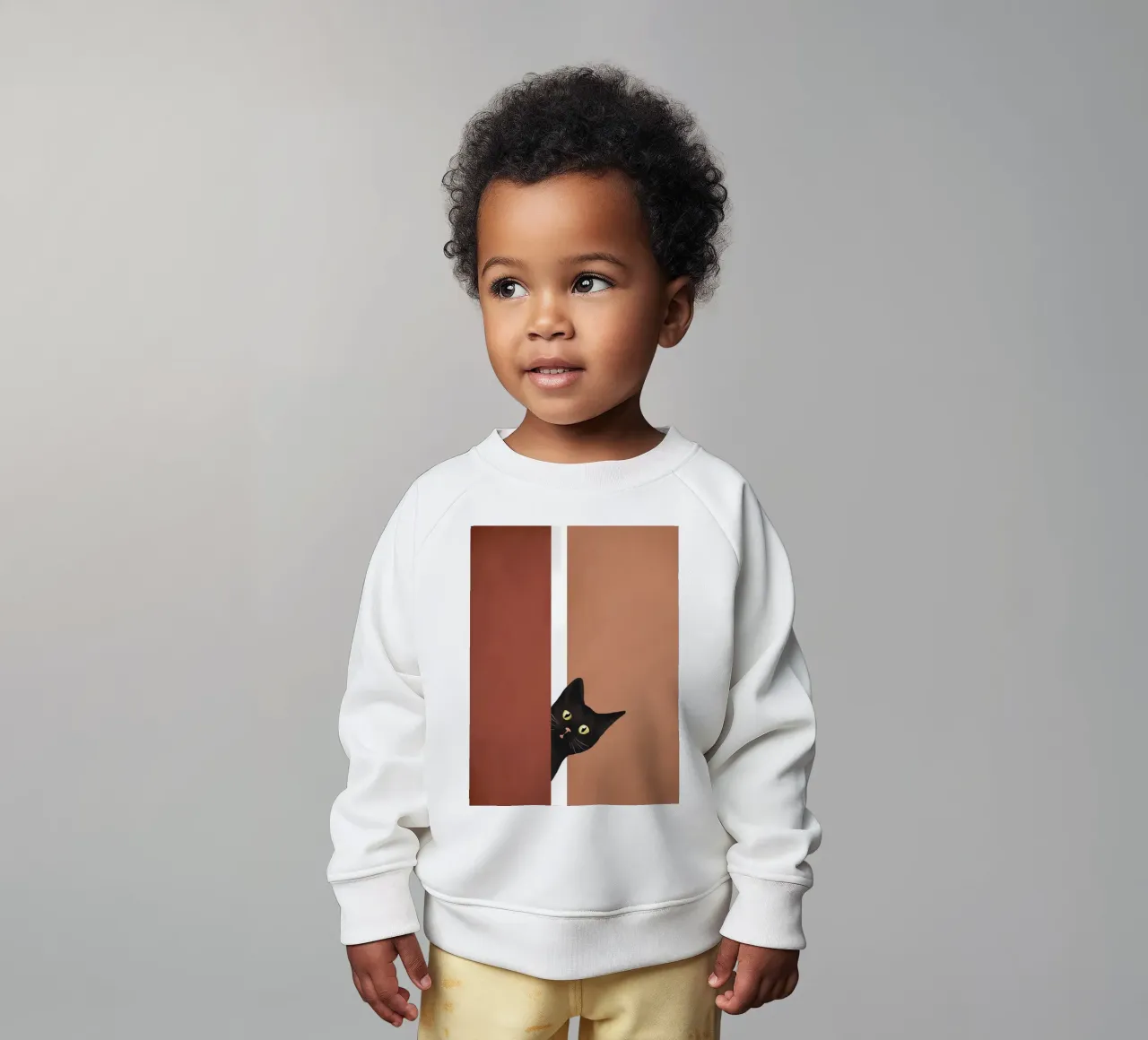 Peeking In felpa neonato da cityart