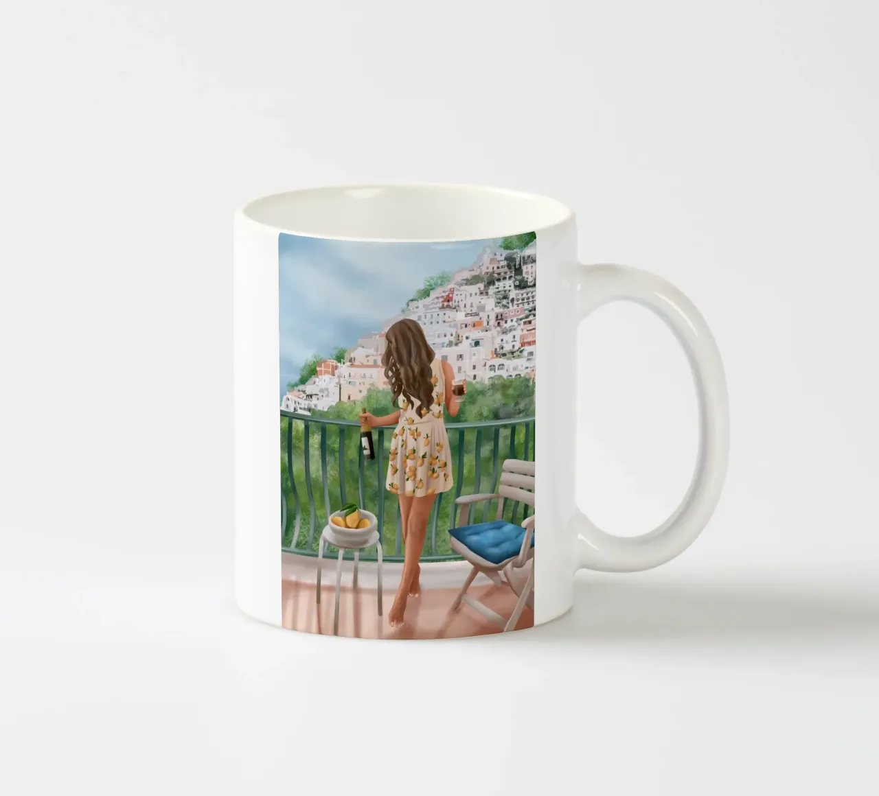 Amalfi Reverie tazza in ceramica da cityart
