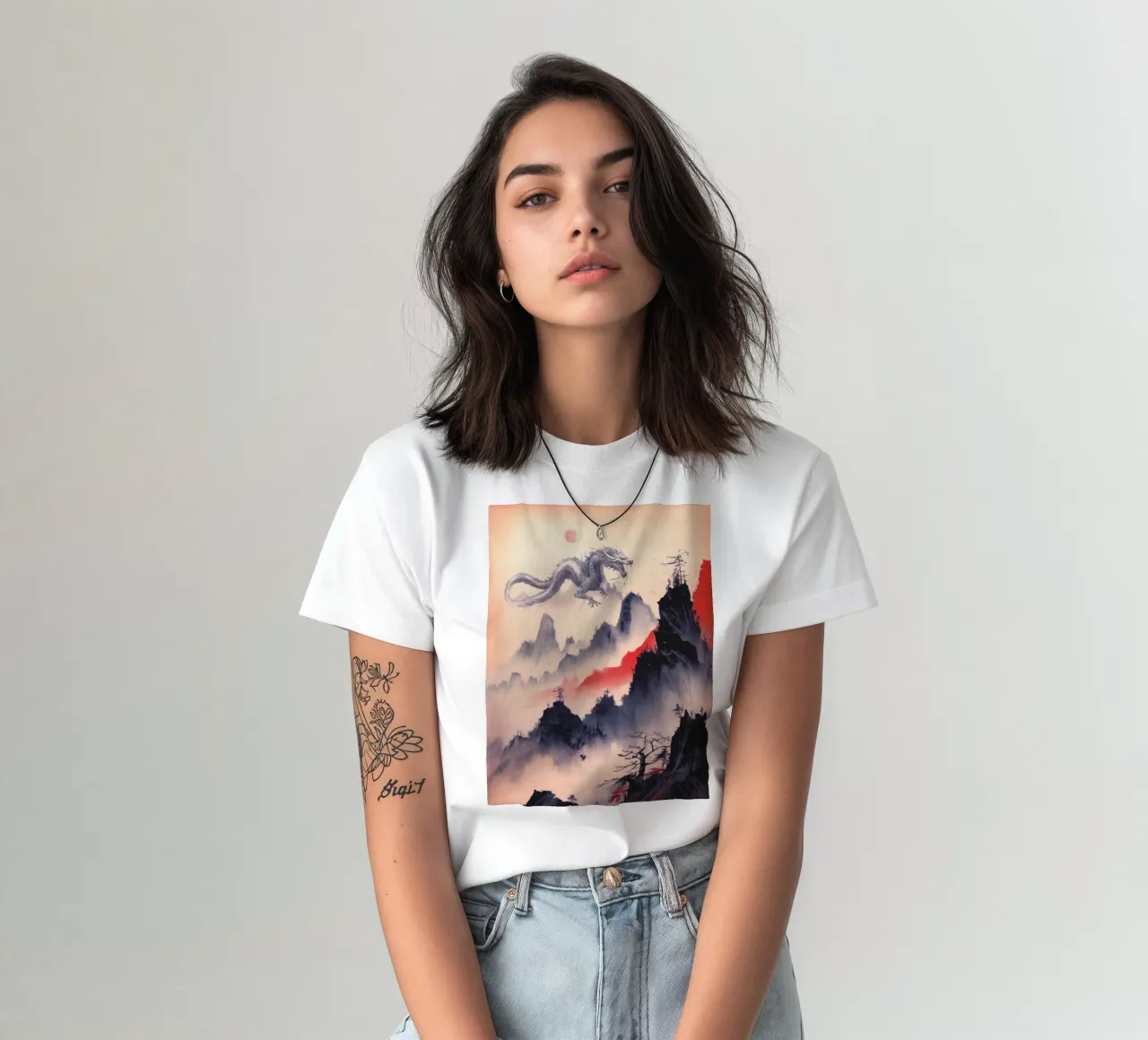 Drago giapponese t-shirt da 🎁 ARTVI-SHOP