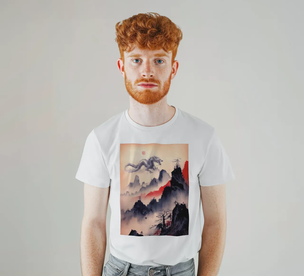 Drago giapponese t-shirt da 🎁 ARTVI-SHOP