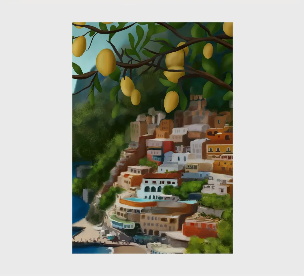 Amalfi Sunshine Grove notebook by cityart