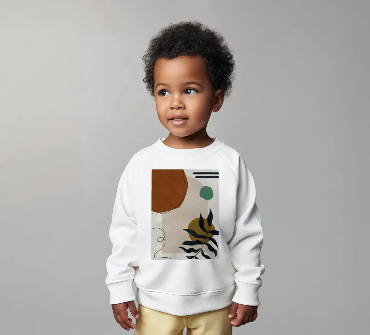 minimalist art baby sweatshirt by 🎁 ARTVI-SHOP