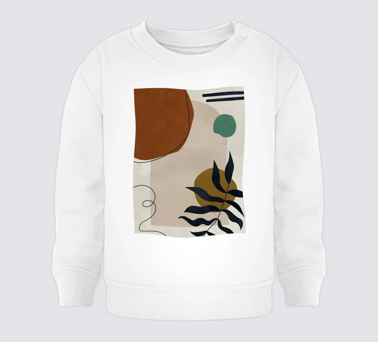 minimalist art baby sweatshirt by 🎁 ARTVI-SHOP