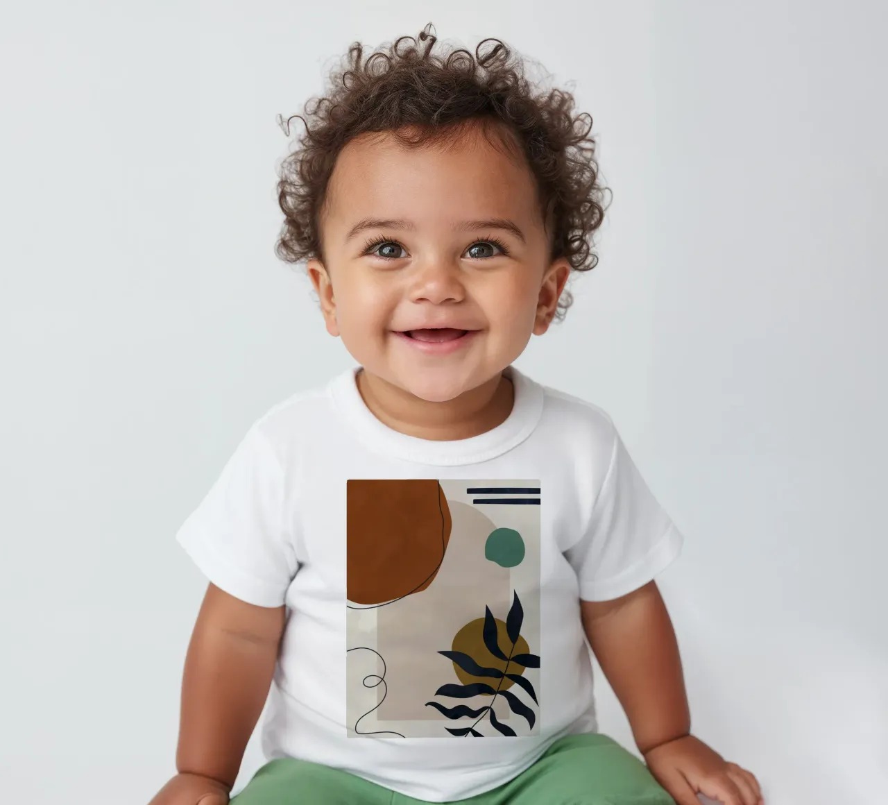 minimalist art baby t-shirt by 🎁 ARTVI-SHOP