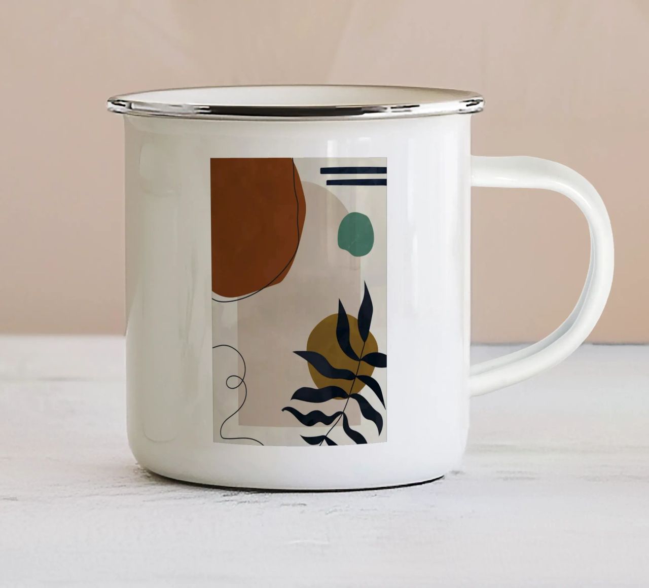 arte minimalista tazza in smalto da ARTVI-SHOP