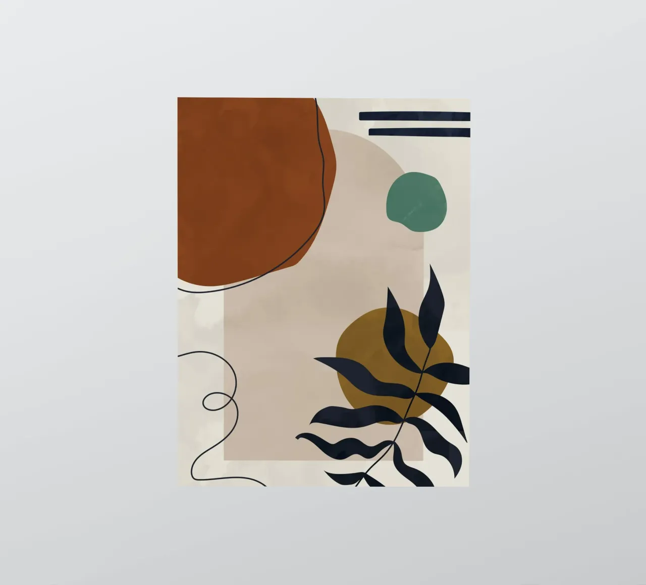 minimalist art sticker by 🎁 ARTVI-SHOP