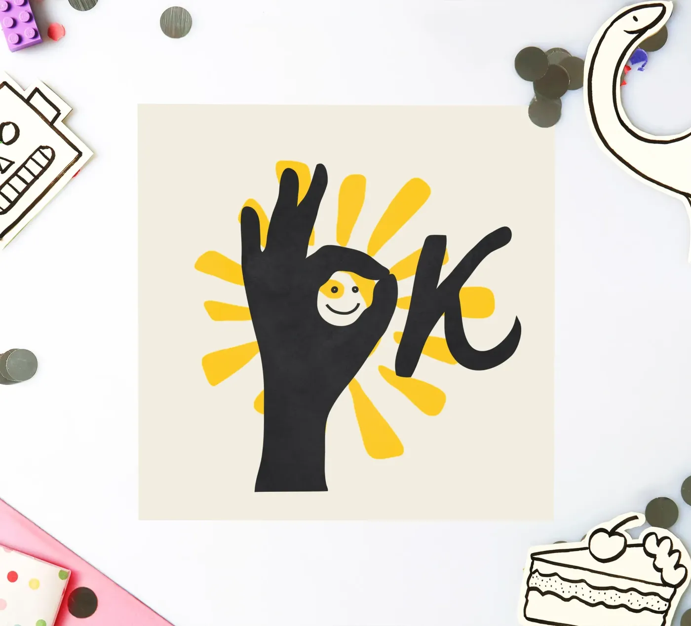 OK sticker van cityart