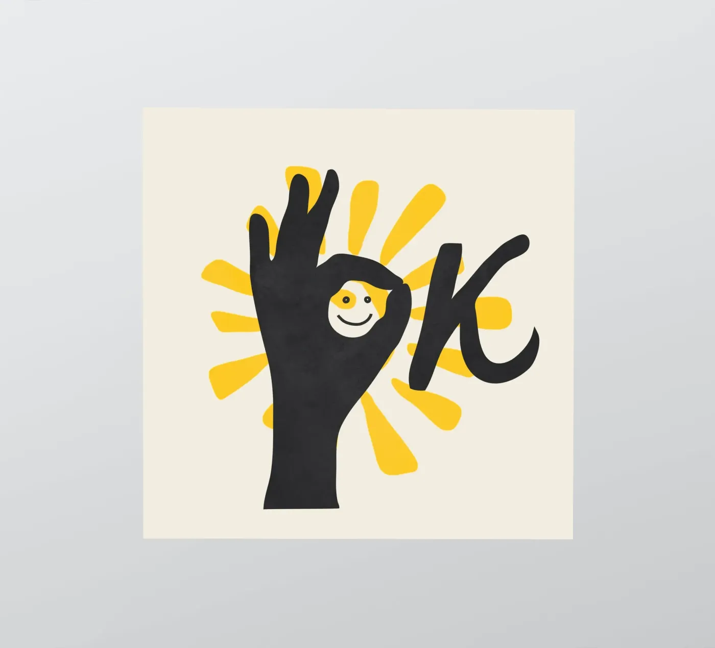 OK sticker van cityart