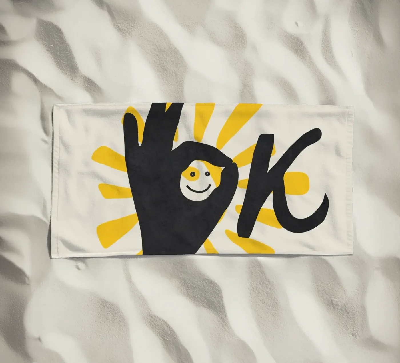 OK beach towel by cityart