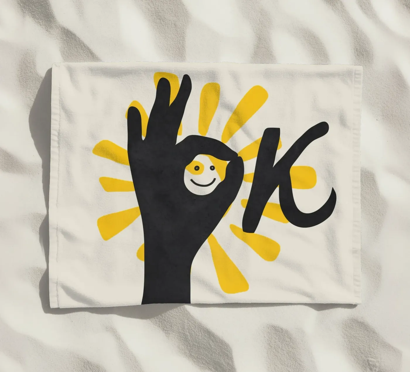 OK beach towel by cityart