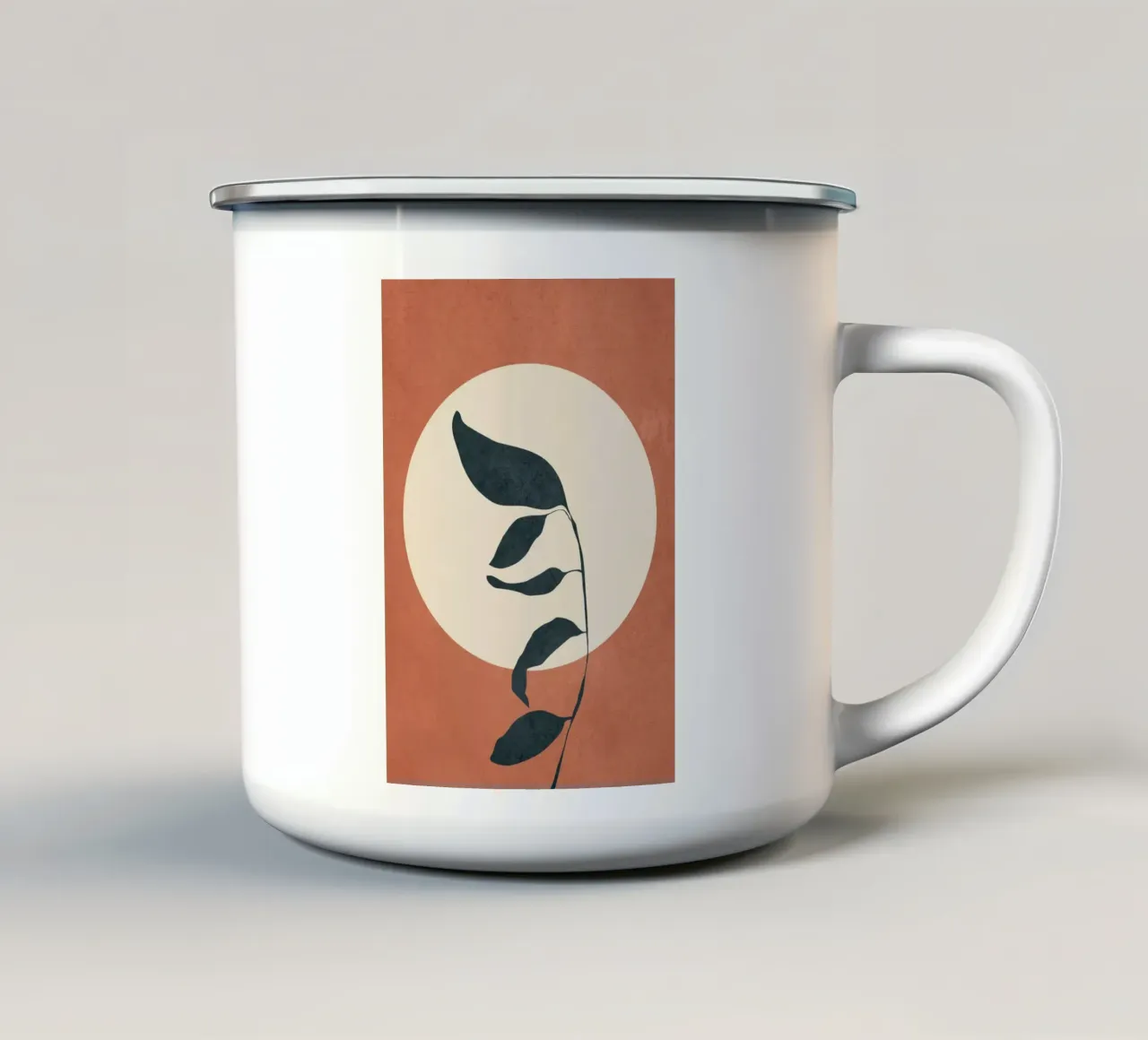 Summer Leaves tazza in smalto da cityart
