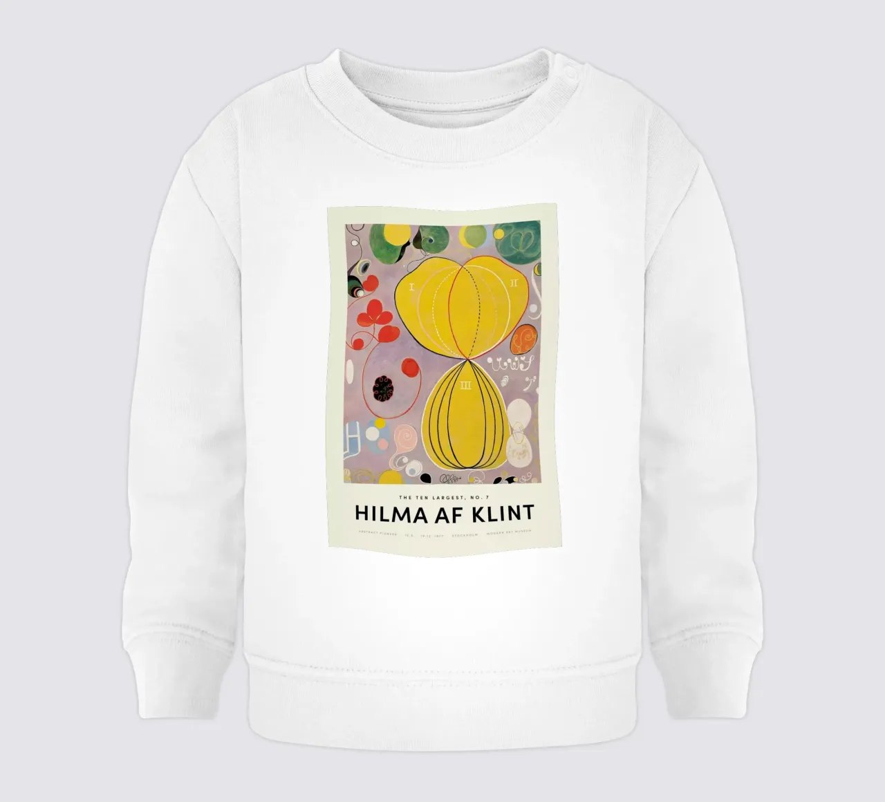 Hilma af Klint - The Ten Largest, No. 7 baby sweatshirt van Vintage by JUNIQE