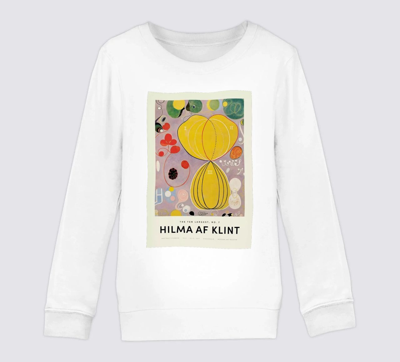 Hilma af Klint - The Ten Largest, No. 7 felpa bambino da Vintage by JUNIQE