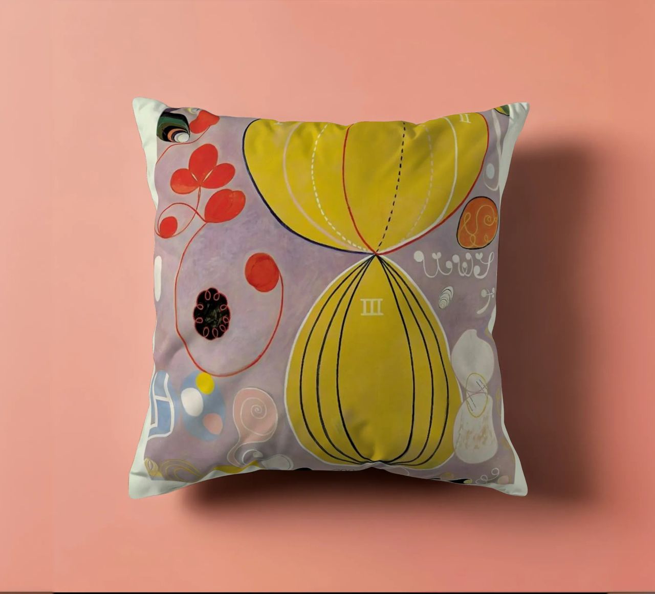 Hilma af Klint - The Ten Largest, No. 7 cuscino da Vintage by JUNIQE