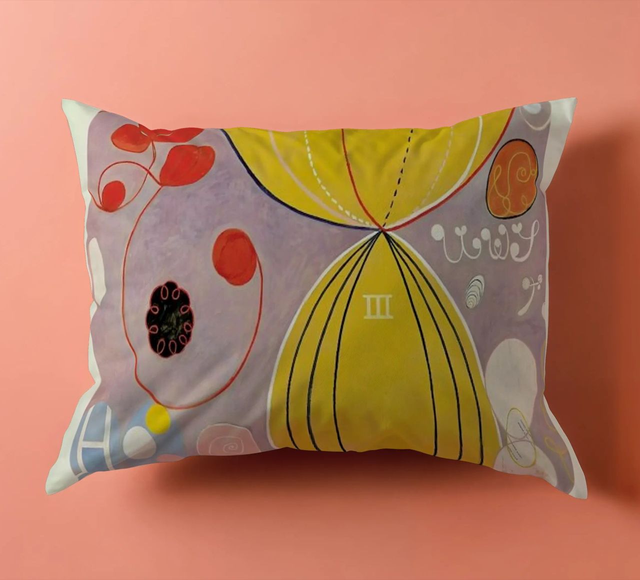 Hilma af Klint - The Ten Largest, No. 7 cuscino da Vintage by JUNIQE
