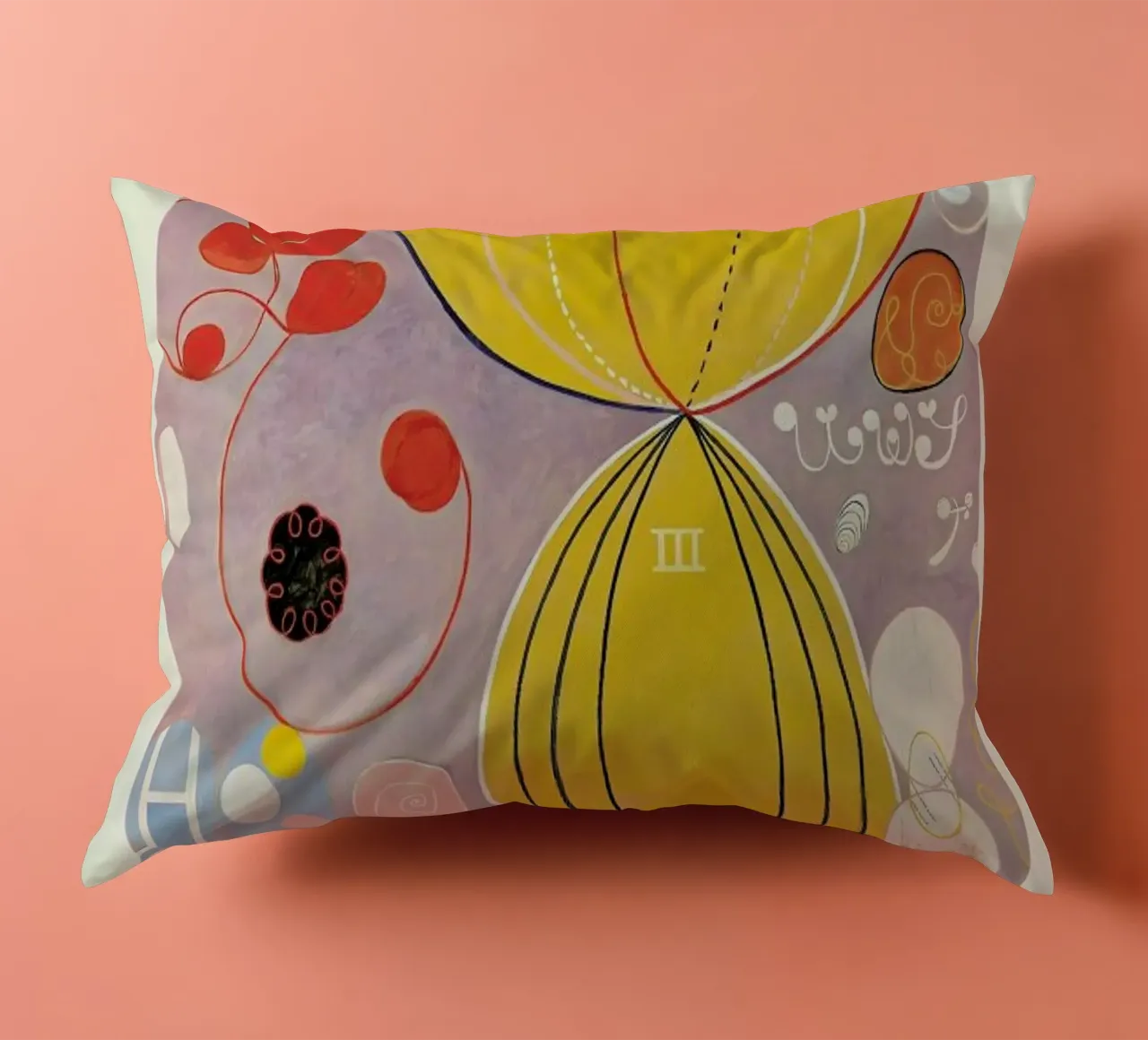 Hilma af Klint - The Ten Largest, No. 7 cojín de Vintage by JUNIQE