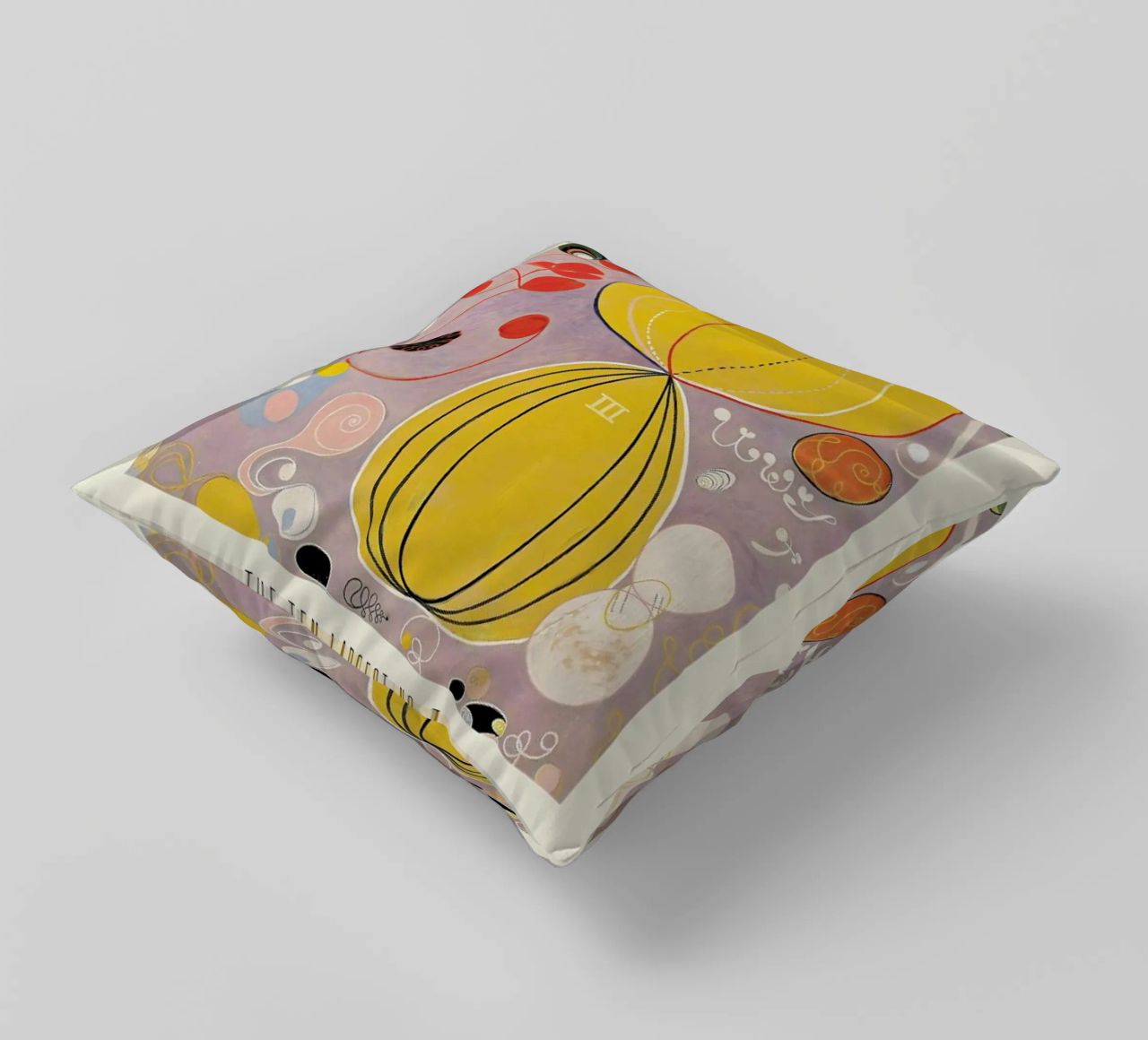 Hilma af Klint - The Ten Largest, No. 7 cuscino da Vintage by JUNIQE
