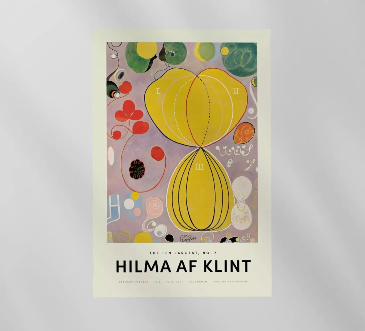 Hilma af Klint - The Ten Largest, No. 7 pellicola backlit da Vintage by JUNIQE