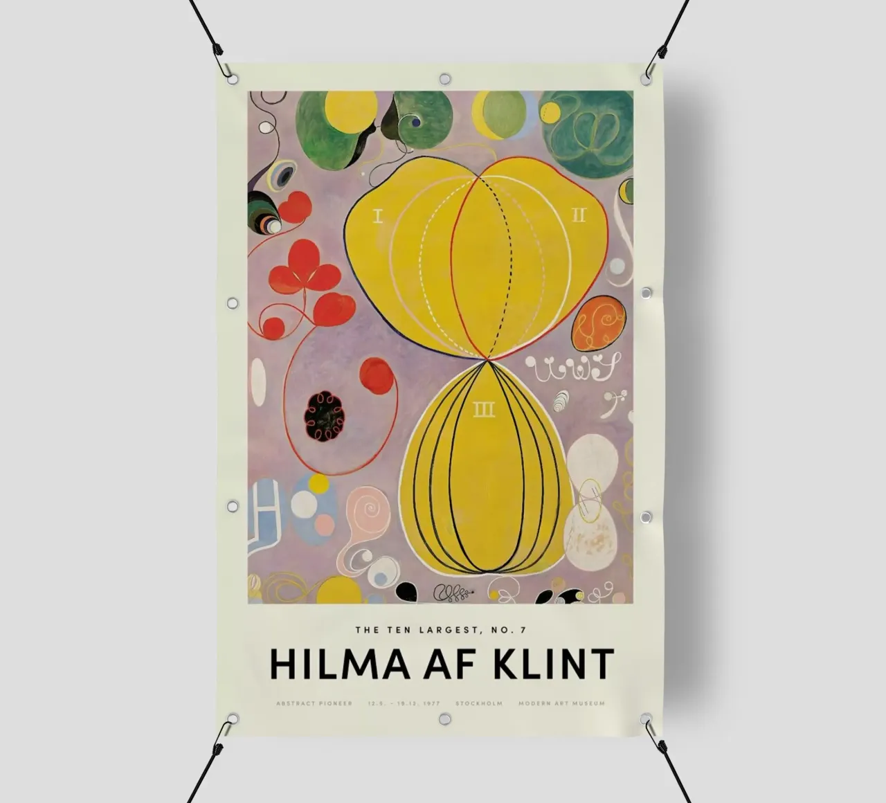 Hilma af Klint - The Ten Largest, No. 7 telo in pvc da Vintage by JUNIQE