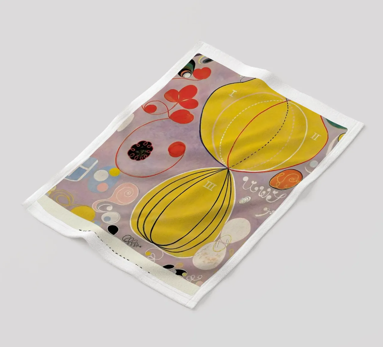 Hilma af Klint - The Ten Largest, No. 7 coperta in pile da Vintage by JUNIQE